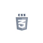 CSS3 White and Black Icon